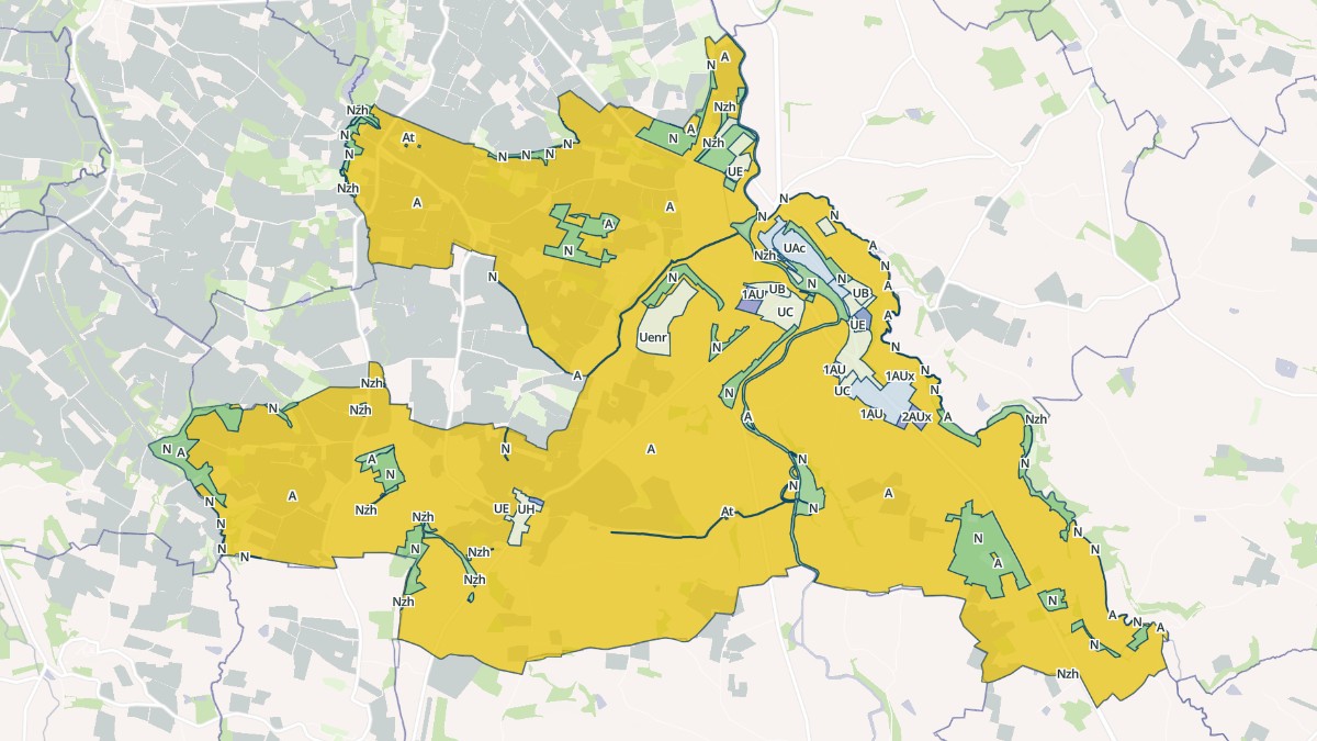 Aperçu cartographique de Valence-sur-Baïse, centré sur la commune