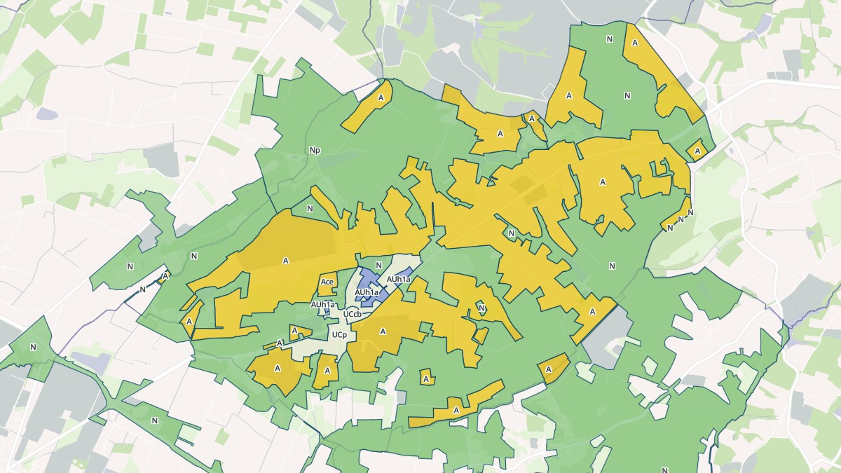 Aperçu cartographique de Vergoignan, centré sur la commune