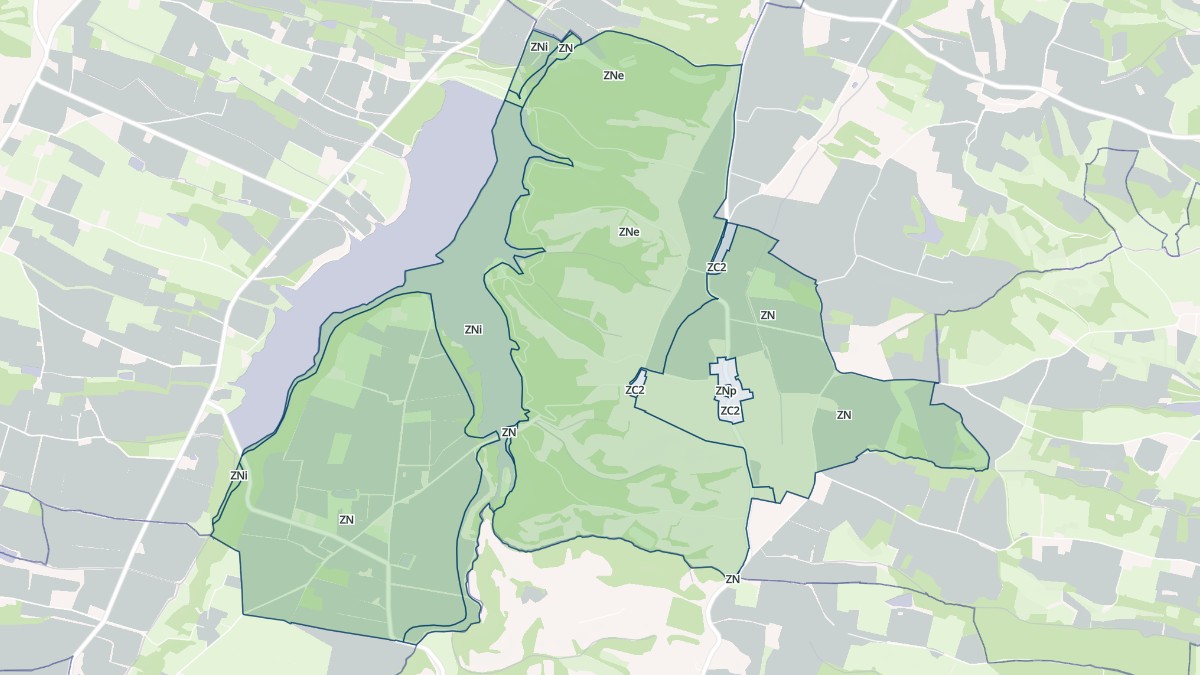 Aperçu cartographique de Aussos, centré sur la commune