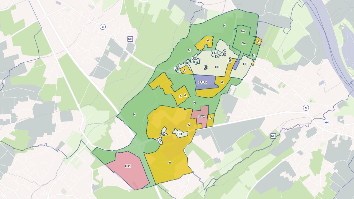 Aperçu cartographique de Ayguemorte-les-Graves, centré sur la commune