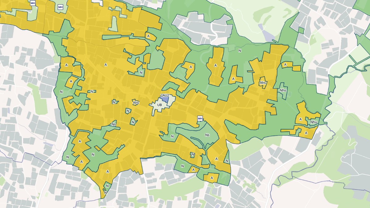 Aperçu cartographique de Belvès-de-Castillon, centré sur la commune