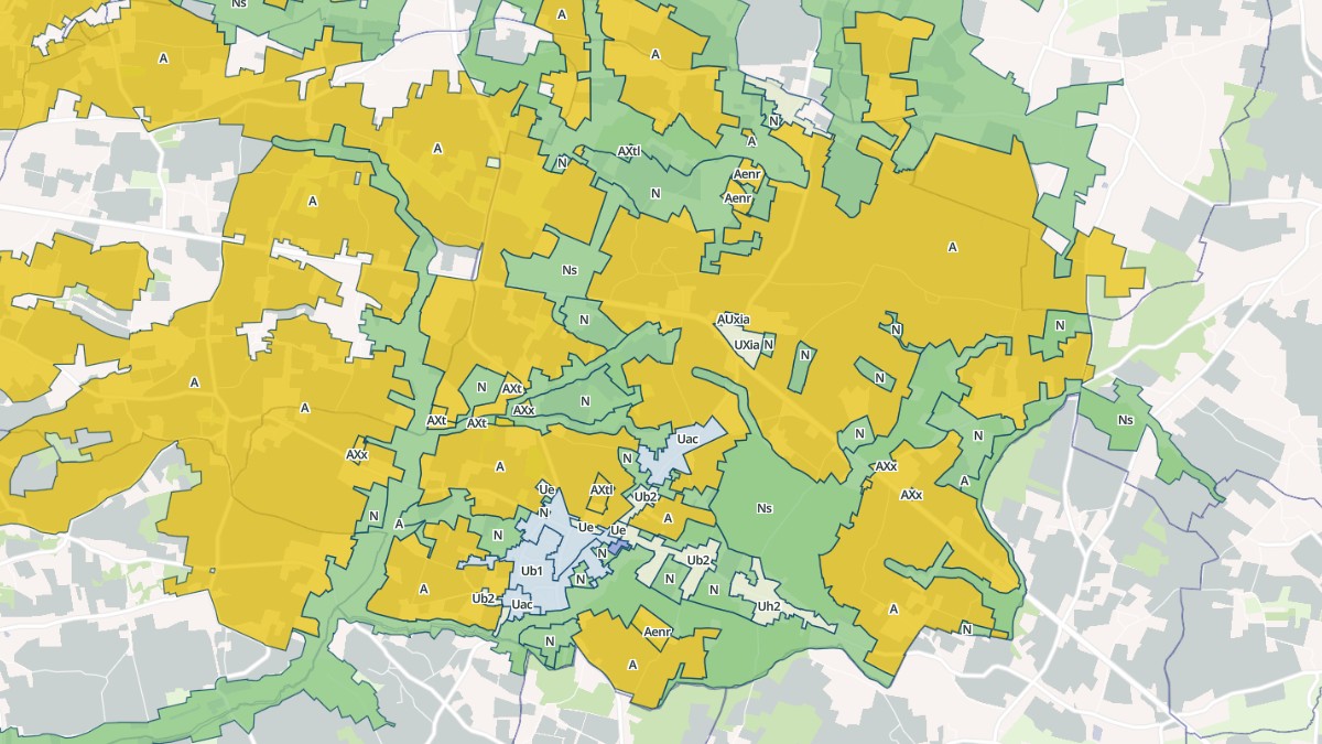 Aperçu cartographique de Berson, centré sur la commune