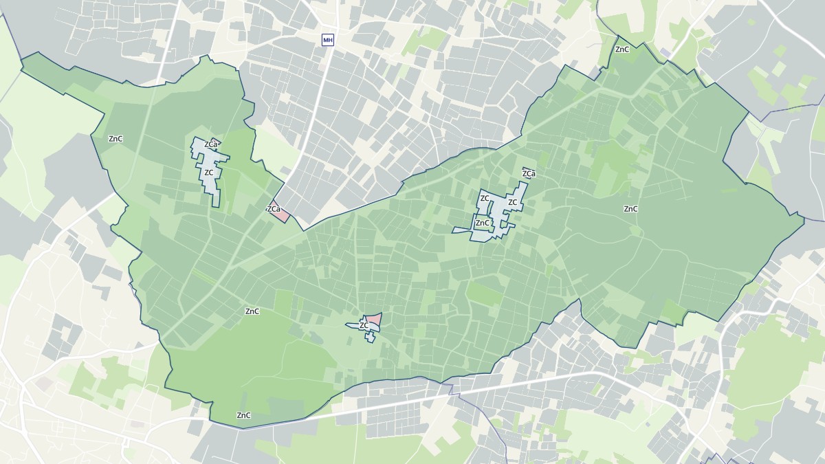Aperçu cartographique de Blaignan-Prignac, centré sur la commune