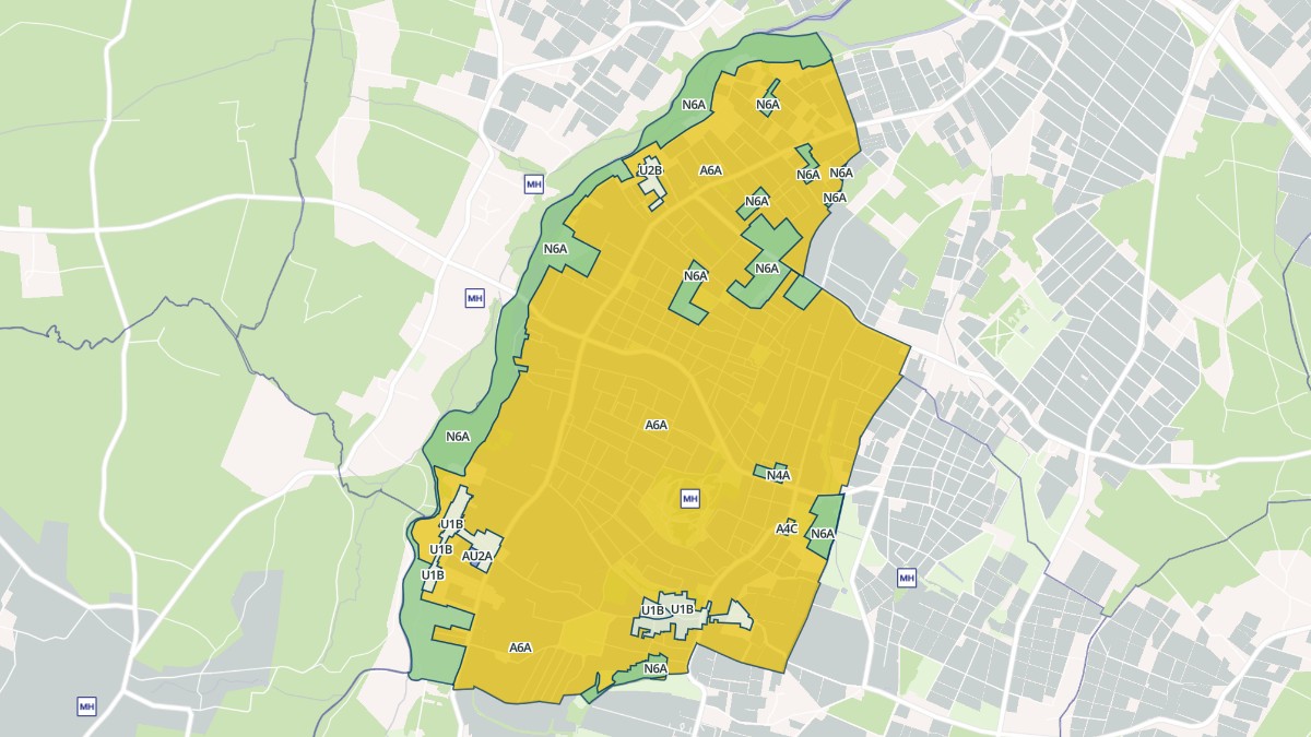 Aperçu cartographique de Bommes, centré sur la commune