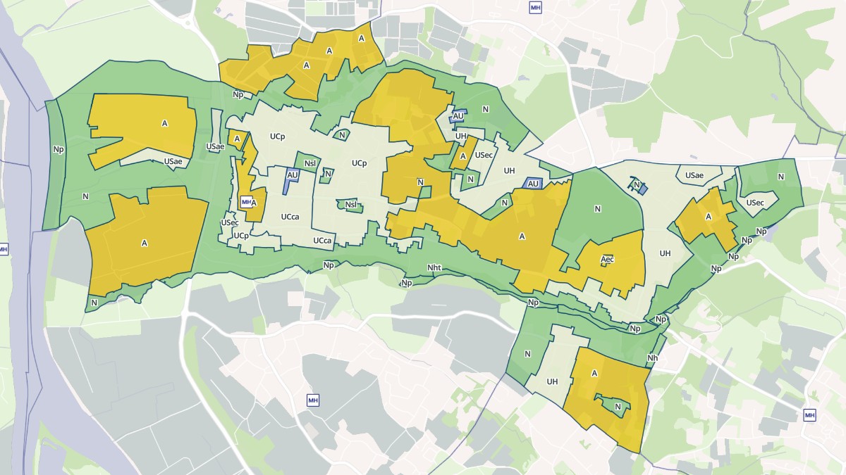 Aperçu cartographique de Camblanes-et-Meynac, centré sur la commune