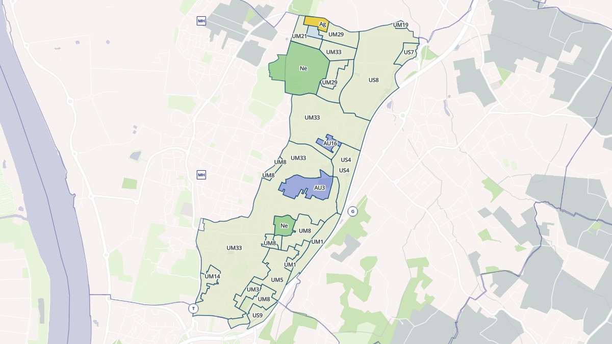 Aperçu cartographique de Carbon-Blanc, centré sur la commune