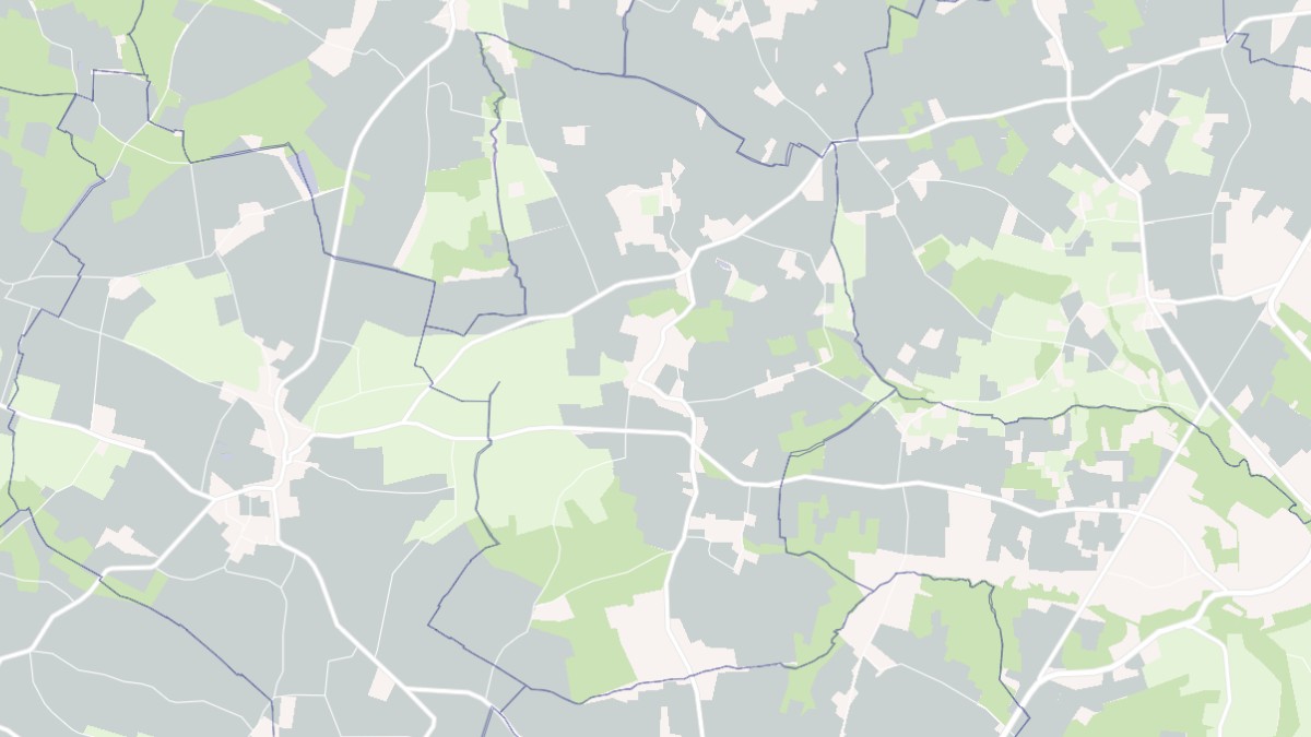 Aperçu cartographique de Castelviel, centré sur la commune