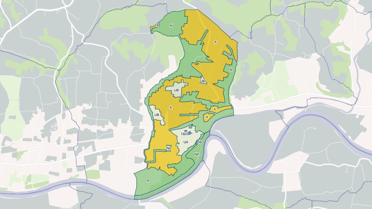 Aperçu cartographique de Caudrot, centré sur la commune