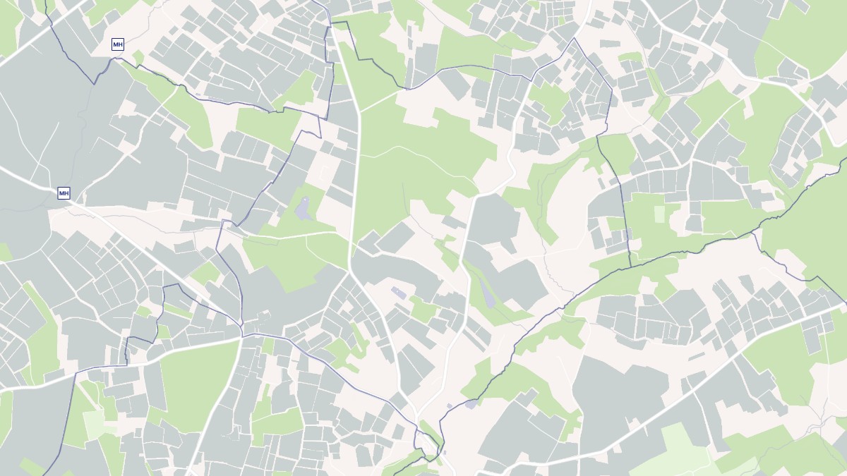Aperçu cartographique de Caumont, centré sur la commune
