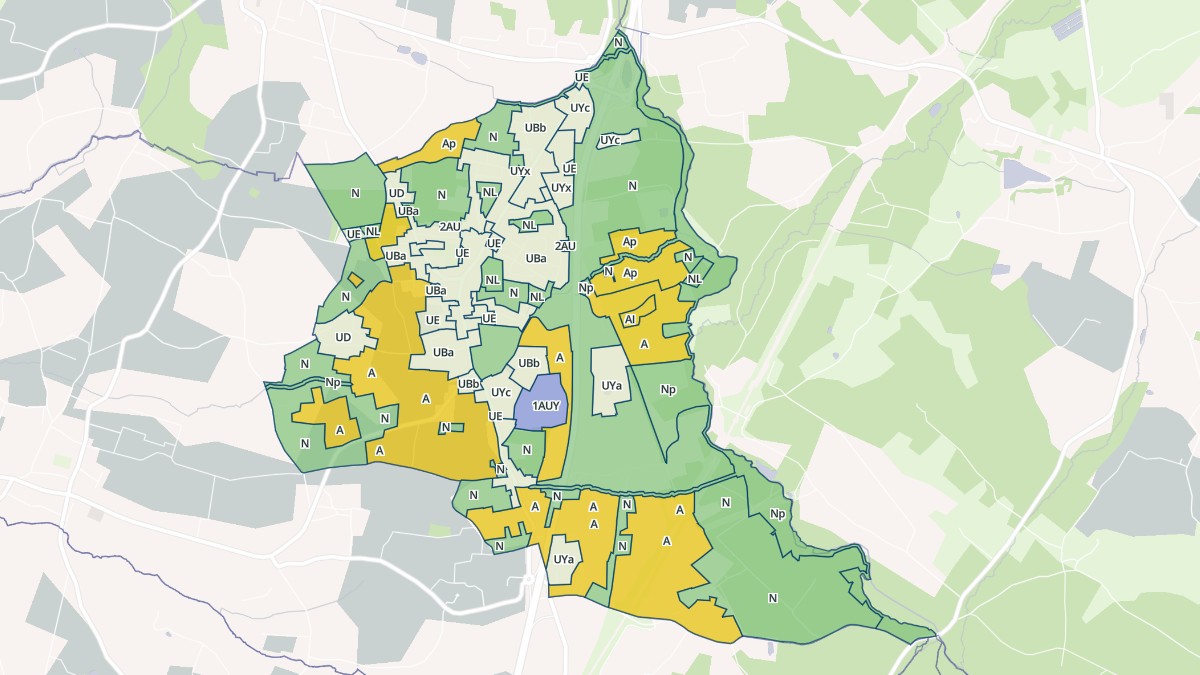 Aperçu cartographique de Cavignac, centré sur la commune