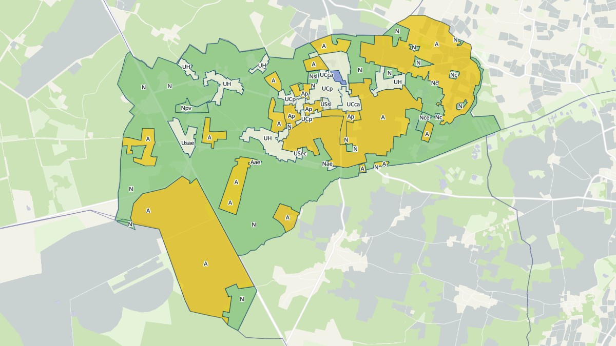 Aperçu cartographique de Cissac-Médoc, centré sur la commune