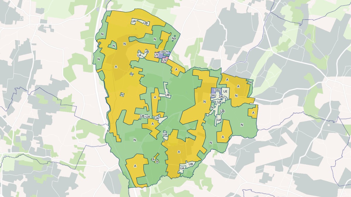 Aperçu cartographique de Civrac-de-Blaye, centré sur la commune
