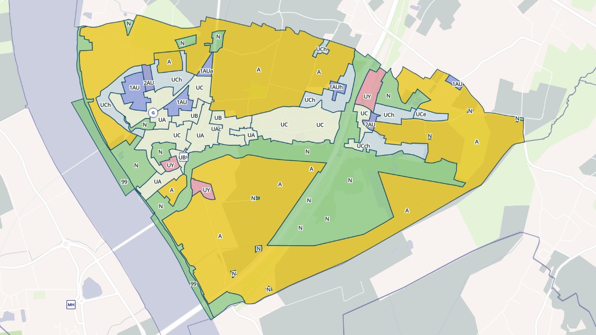 Aperçu cartographique de Cubzac-les-Ponts, centré sur la commune