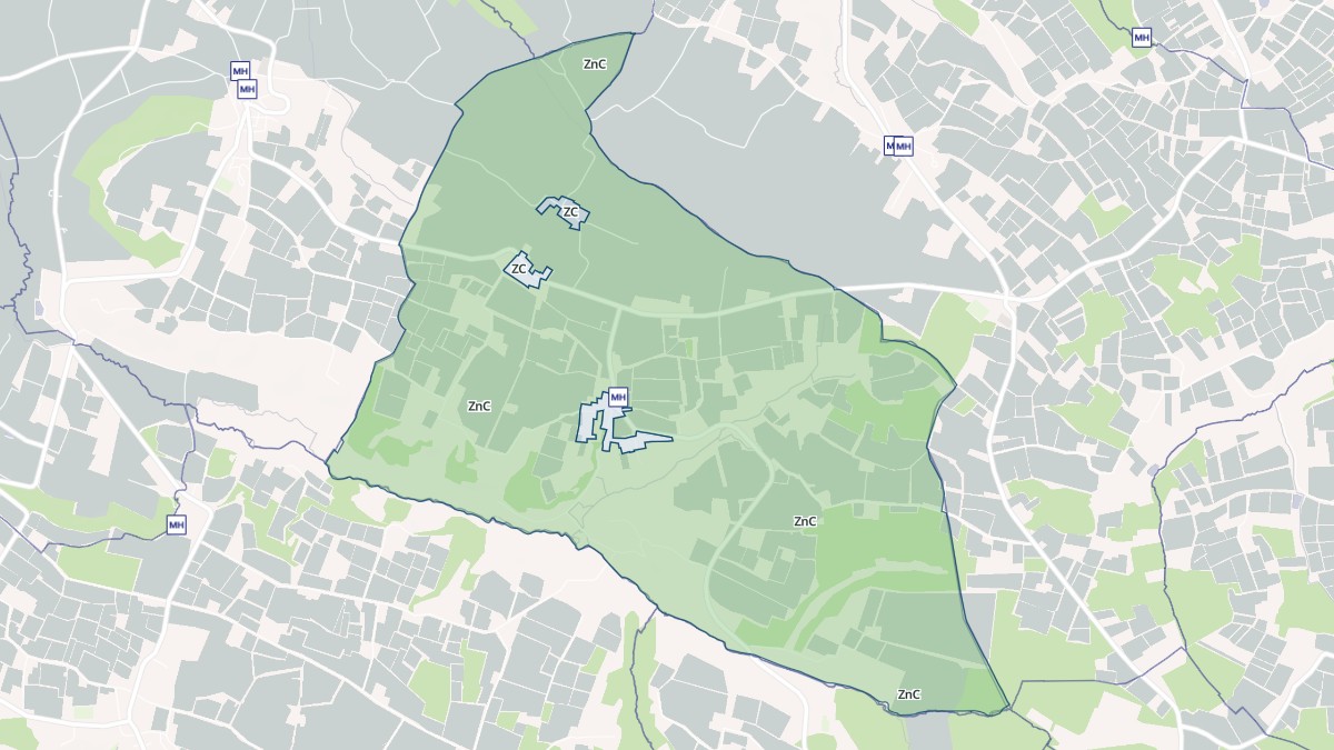 Aperçu cartographique de Doulezon, centré sur la commune