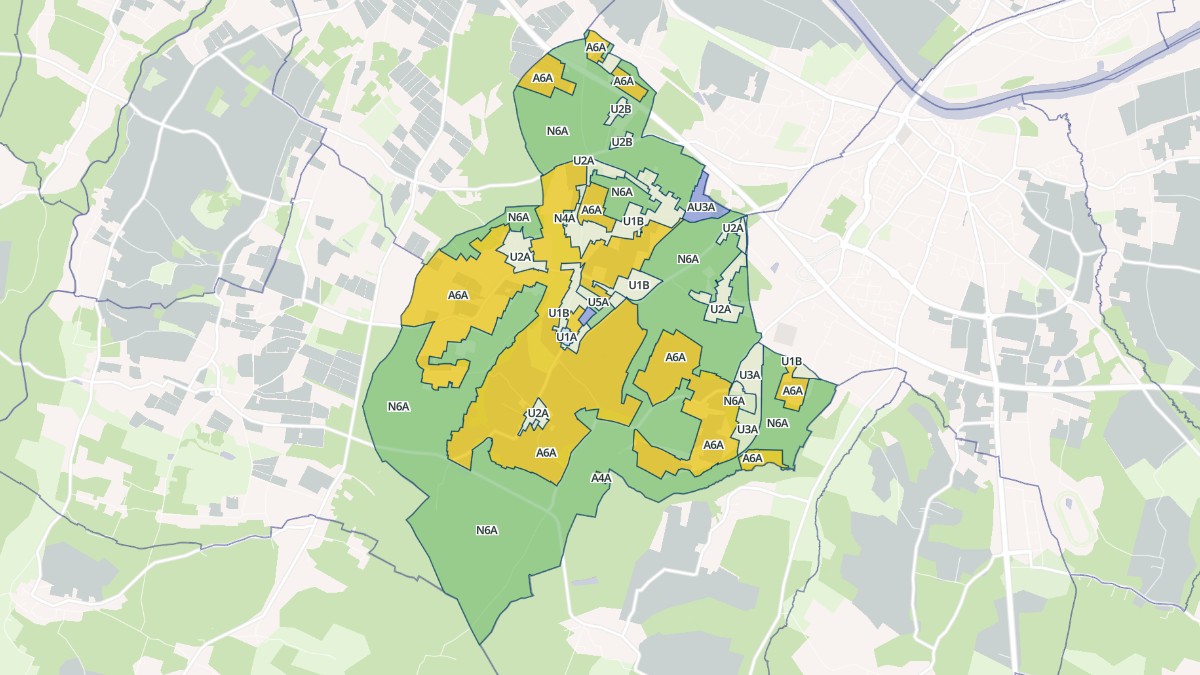 Aperçu cartographique de Fargues, centré sur la commune