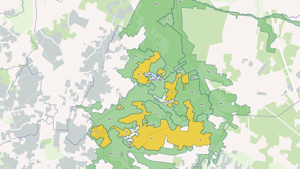 Aperçu cartographique de Générac, centré sur la commune