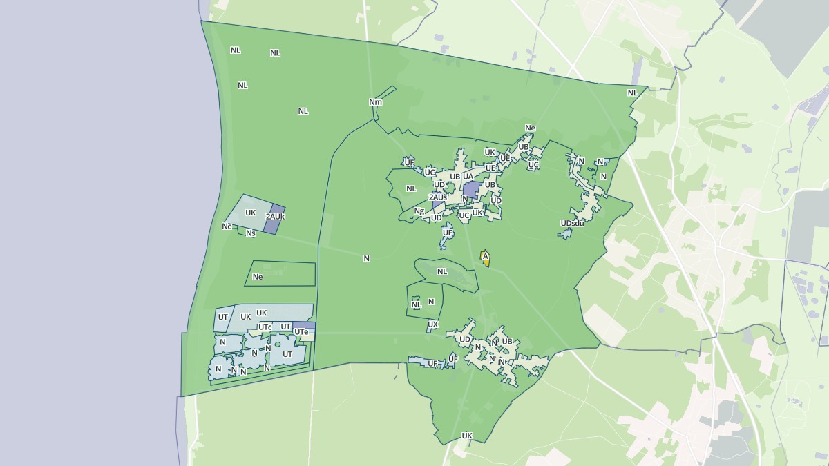 Aperçu cartographique de Grayan-et-l'Hôpital, centré sur la commune