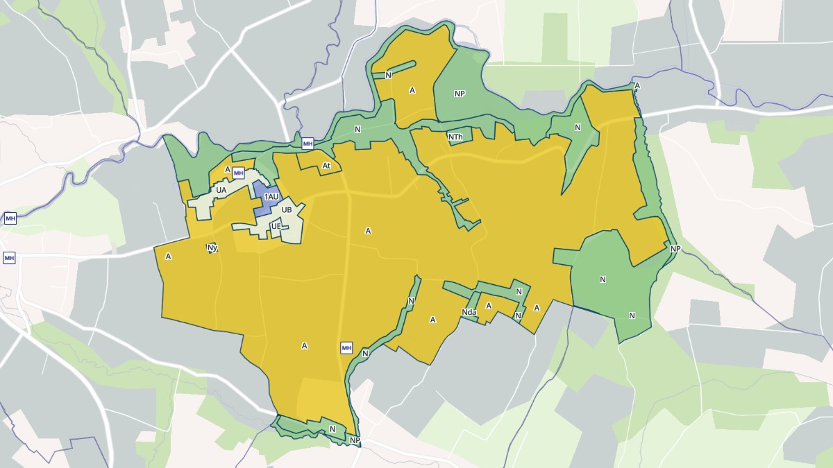 Aperçu cartographique de Loubens, centré sur la commune