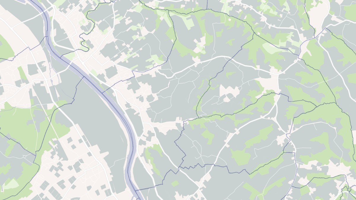 Aperçu cartographique de Loupiac, centré sur la commune