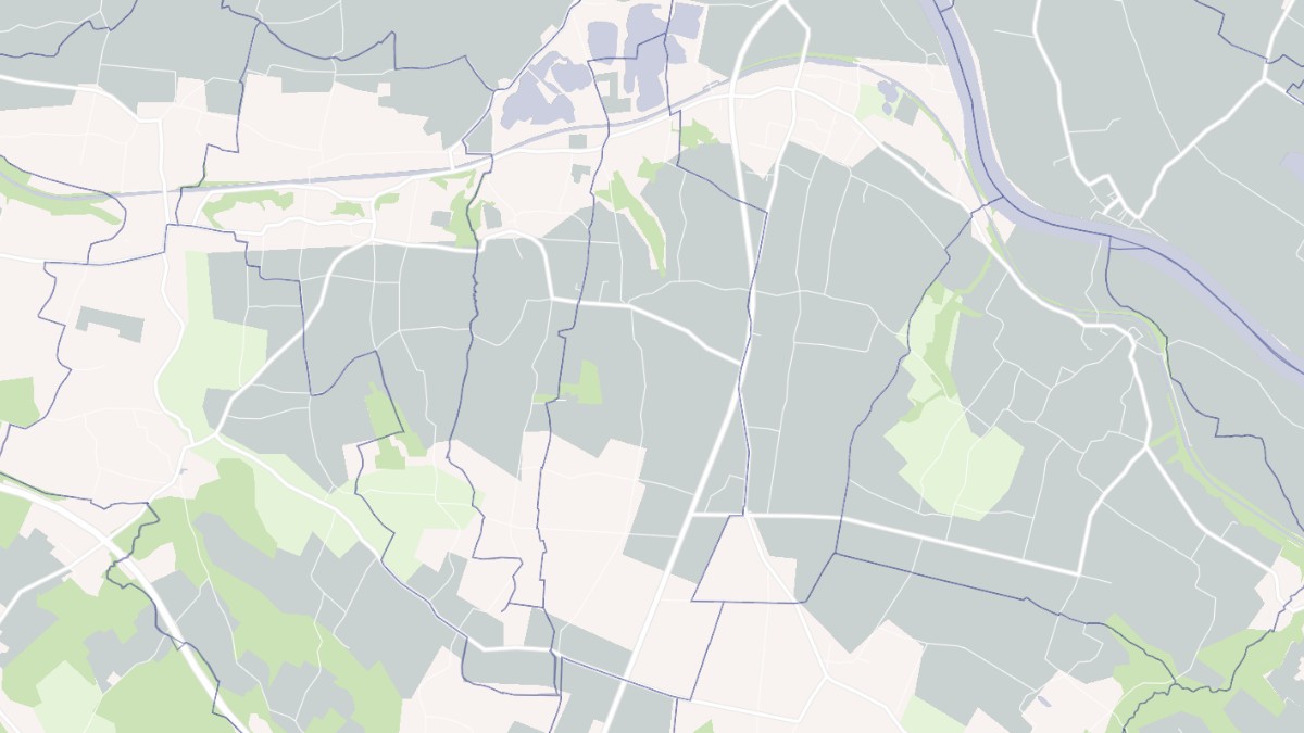 Aperçu cartographique de Loupiac-de-la-Réole, centré sur la commune