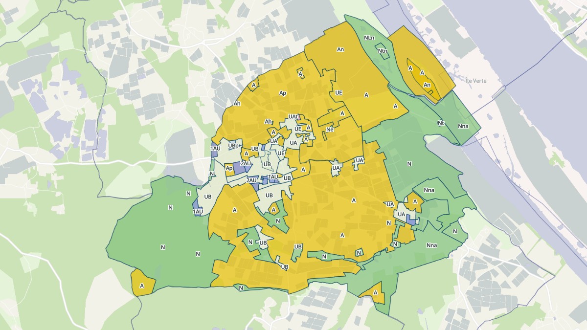 Aperçu cartographique de Margaux-Cantenac, centré sur la commune
