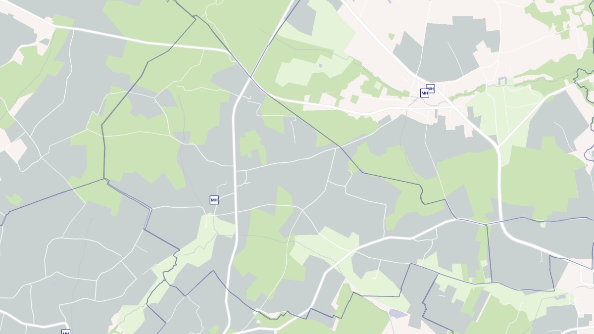 Aperçu cartographique de Montignac, centré sur la commune
