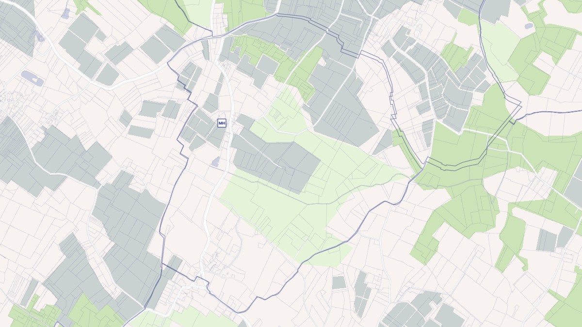 Aperçu cartographique de Mouillac, centré sur la commune