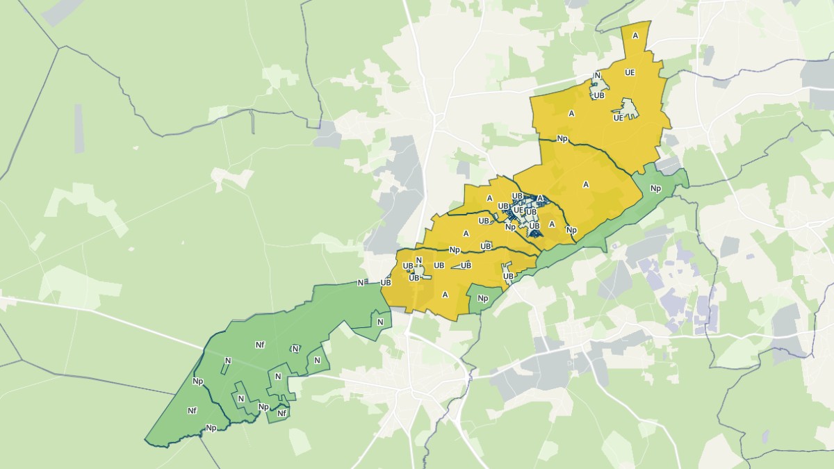 Aperçu cartographique de Moulis-en-Médoc, centré sur la commune