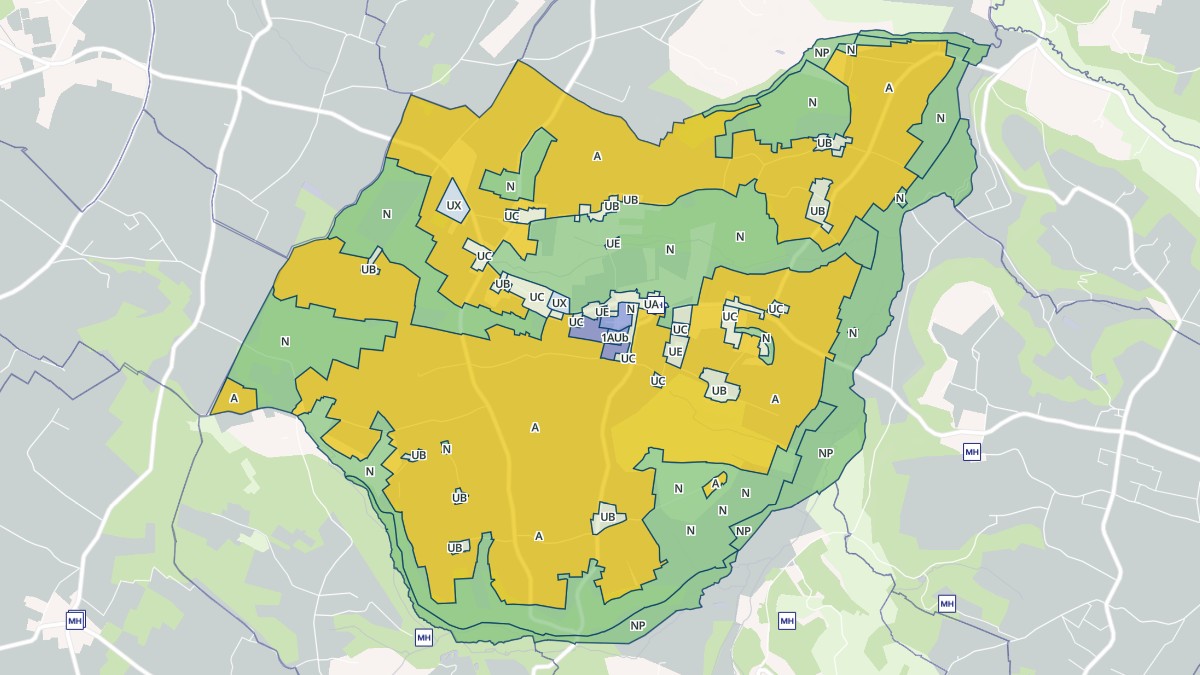 Aperçu cartographique de Naujan-et-Postiac, centré sur la commune