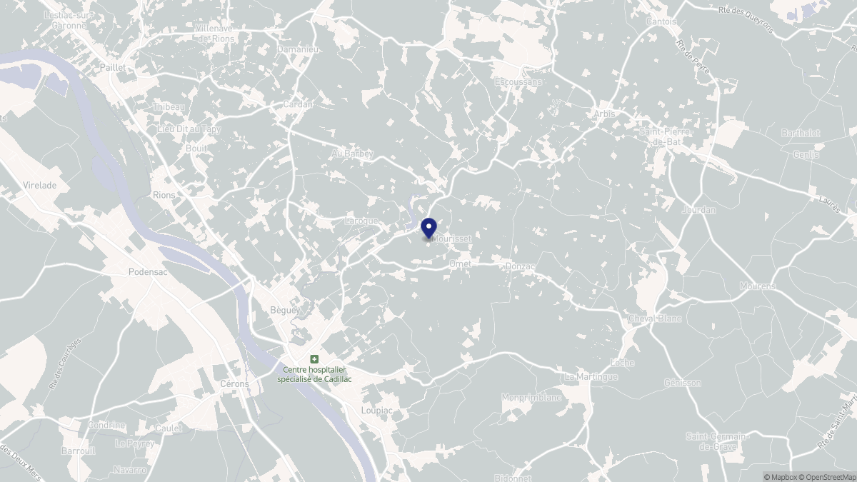 Aperçu cartographique de Omet, centré sur la commune