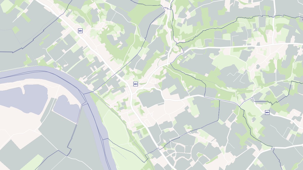 Aperçu cartographique de Paillet, centré sur la commune