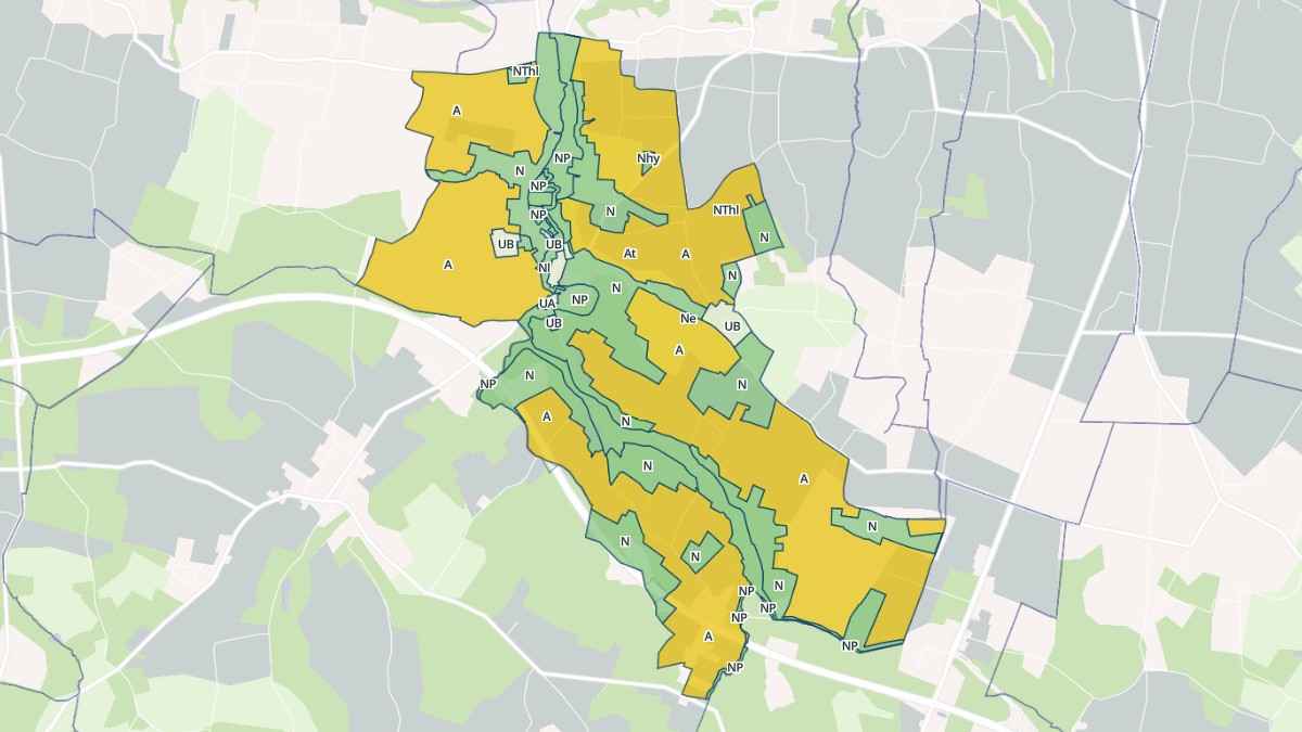 Aperçu cartographique de Pondaurat, centré sur la commune