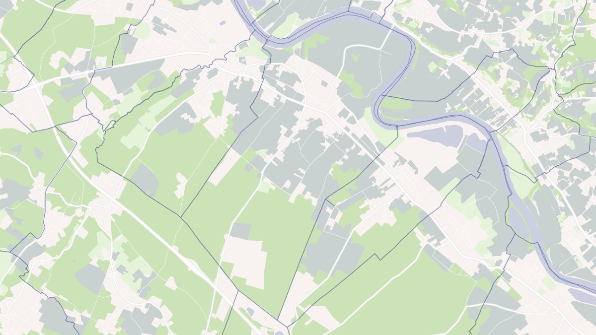 Aperçu cartographique de Portets, centré sur la commune