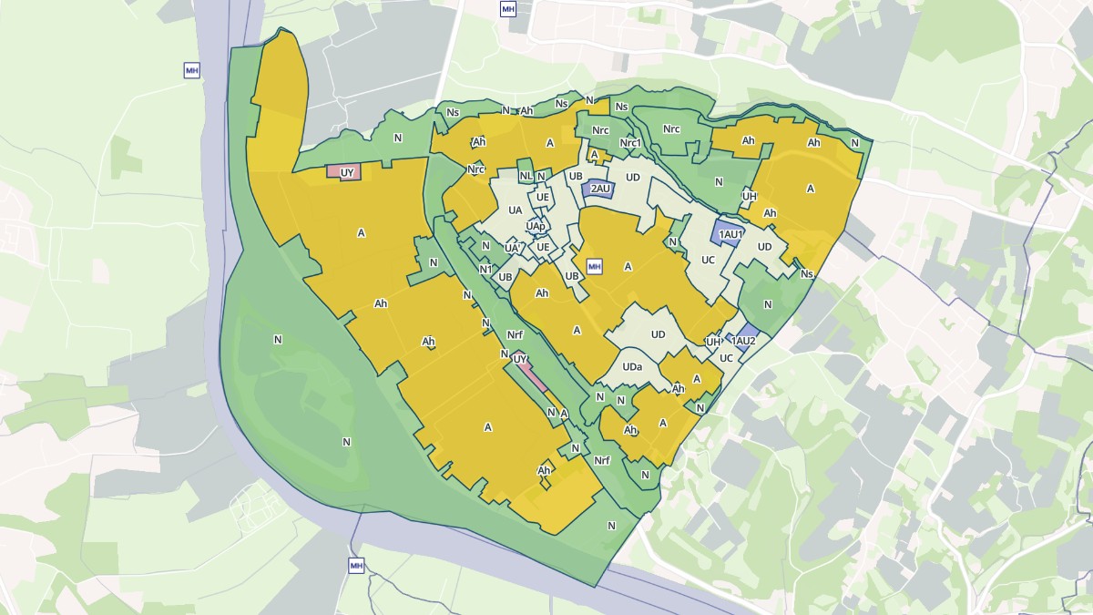 Aperçu cartographique de Quinsac, centré sur la commune