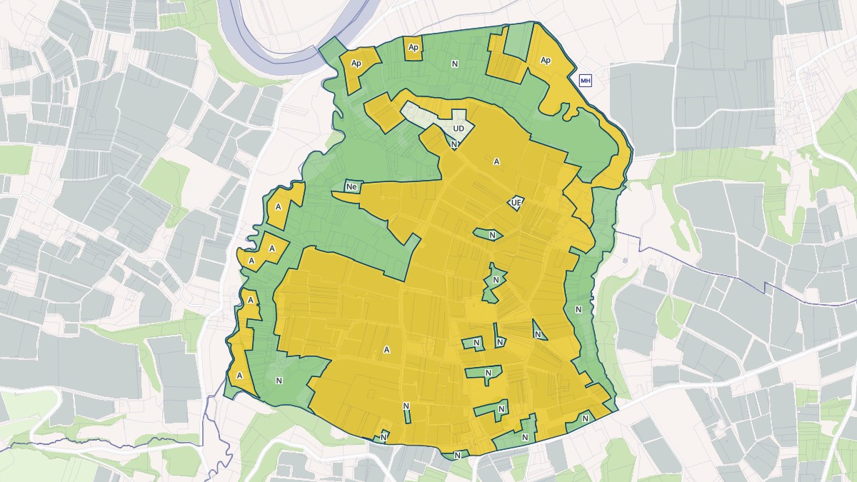 Aperçu cartographique de Saint-Avit-de-Soulège, centré sur la commune