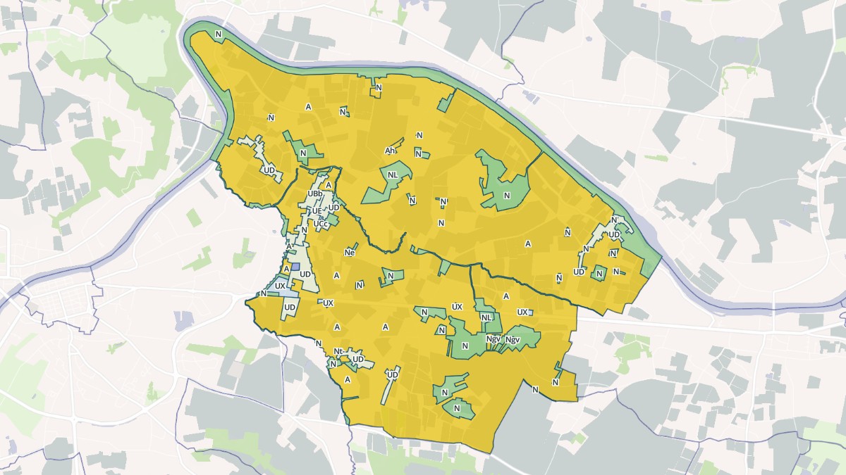 Aperçu cartographique de Saint-Avit-Saint-Nazaire, centré sur la commune