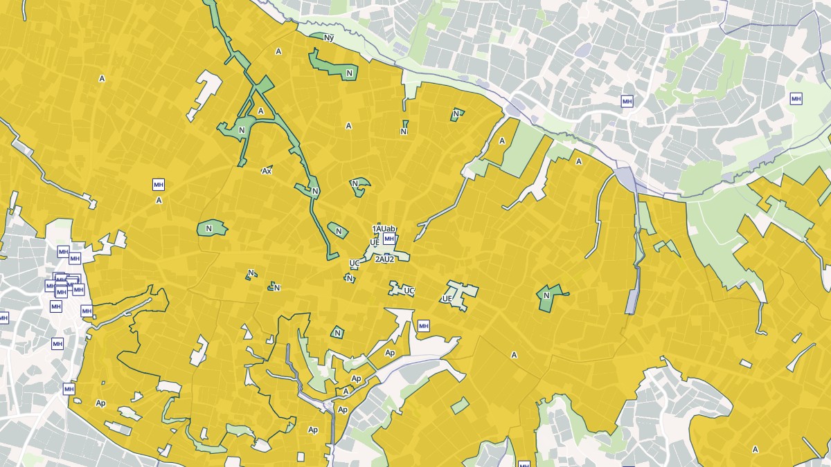 Aperçu cartographique de Saint-Christophe-des-Bardes, centré sur la commune