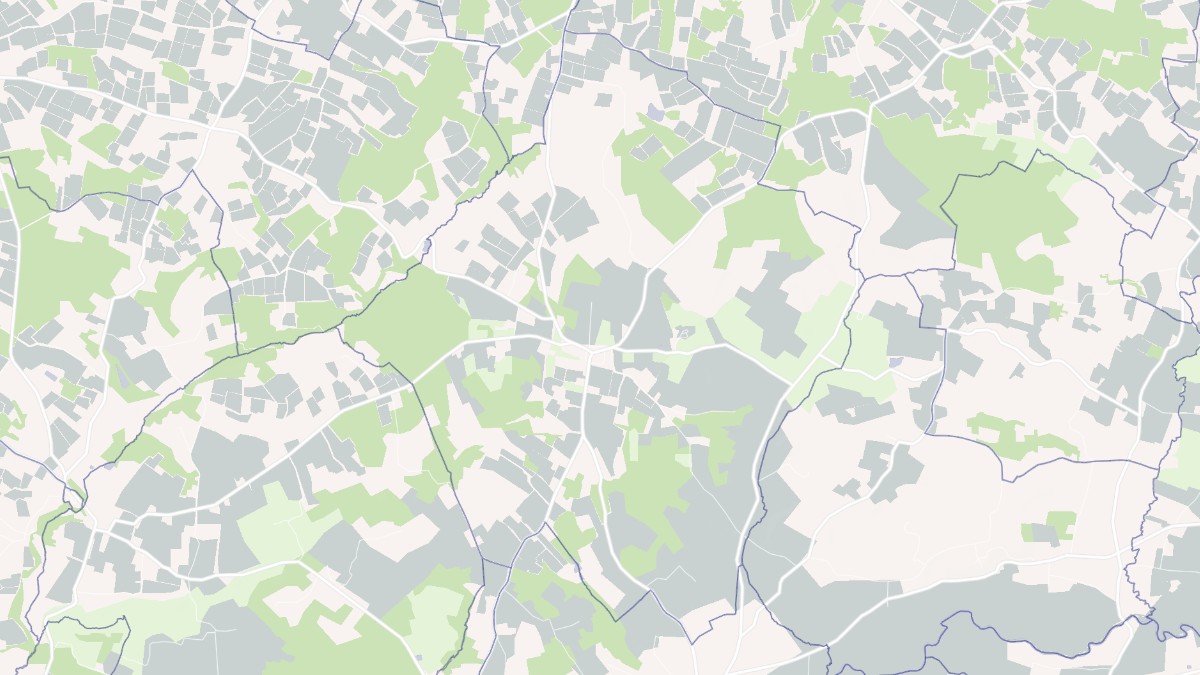 Aperçu cartographique de Saint-Ferme, centré sur la commune