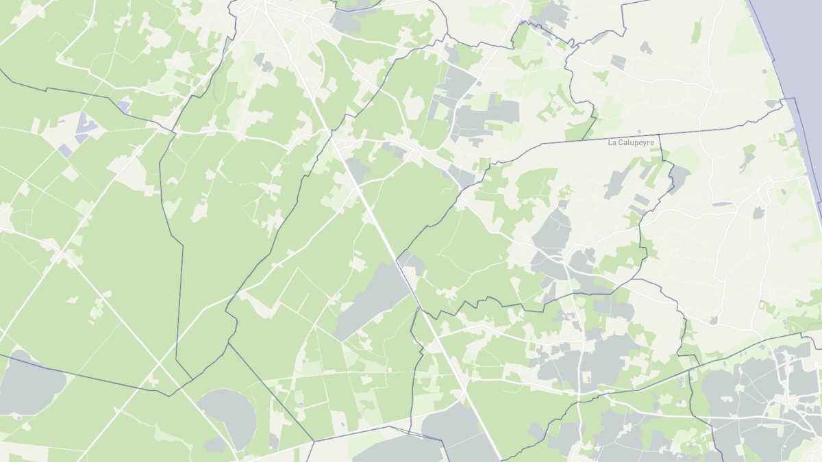 Aperçu cartographique de Saint-Germain-d'Esteuil, centré sur la commune