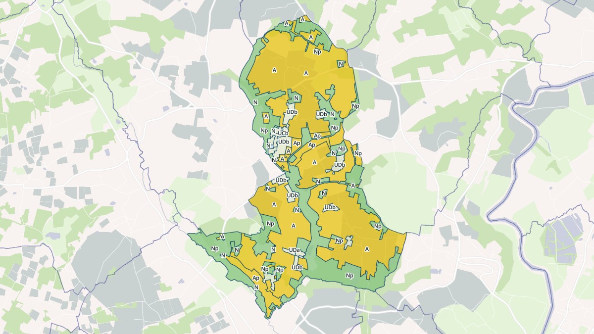 Aperçu cartographique de Saint-Martin-du-Bois, centré sur la commune