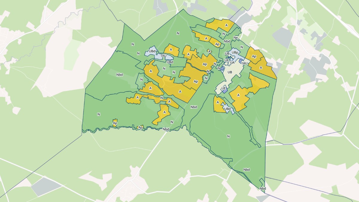 Aperçu cartographique de Saint-Morillon, centré sur la commune