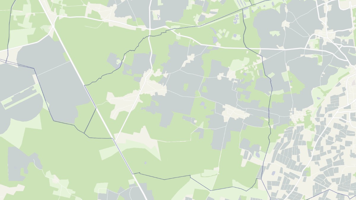 Aperçu cartographique de Saint-Sauveur, centré sur la commune