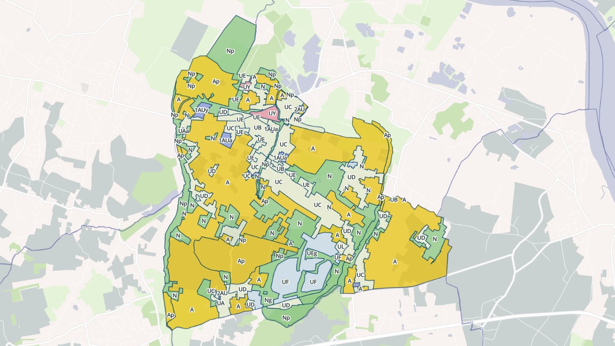 Aperçu cartographique de Saint-Sulpice-et-Cameyrac, centré sur la commune