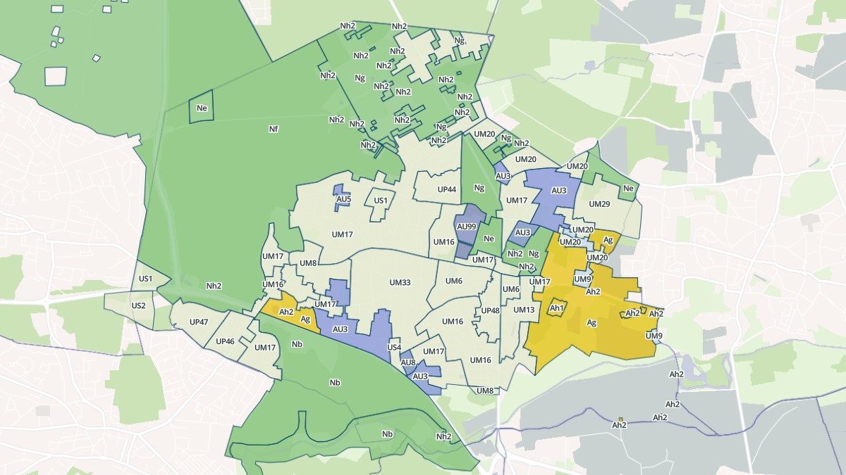 Aperçu cartographique de Le Taillan-Médoc, centré sur la commune