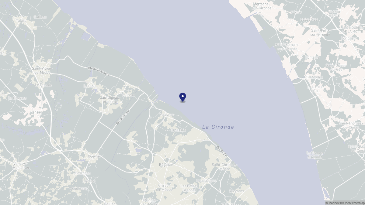 Aperçu cartographique de Valeyrac, centré sur la commune