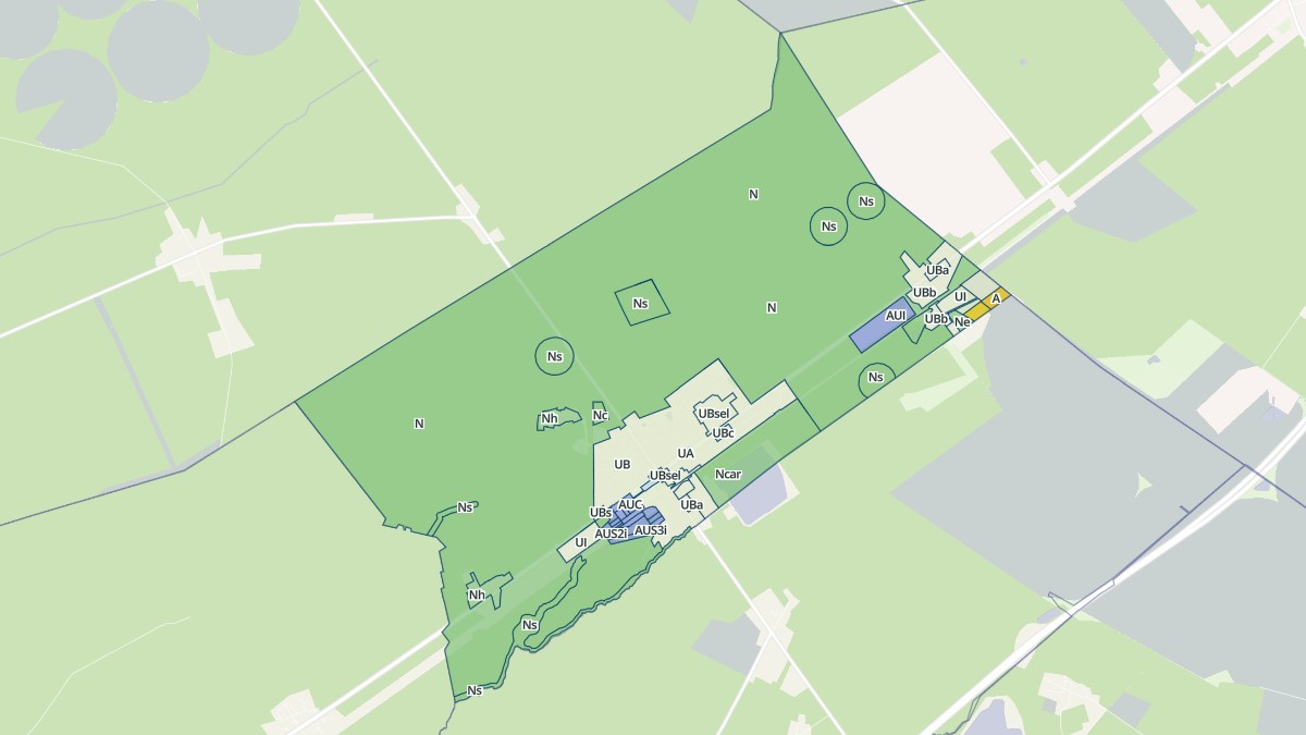 Aperçu cartographique de Marcheprime, centré sur la commune