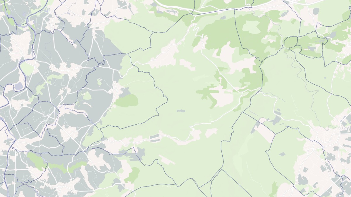 Aperçu cartographique de Aumelas, centré sur la commune