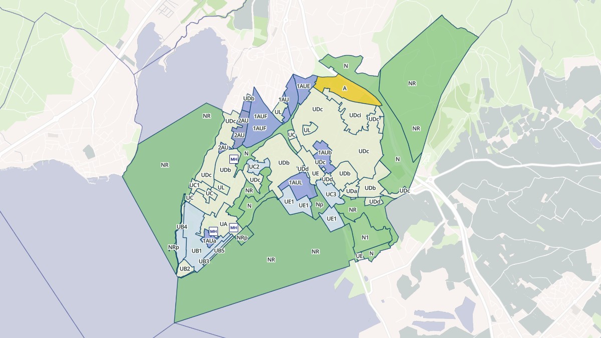 Aperçu cartographique de Balaruc-les-Bains, centré sur la commune