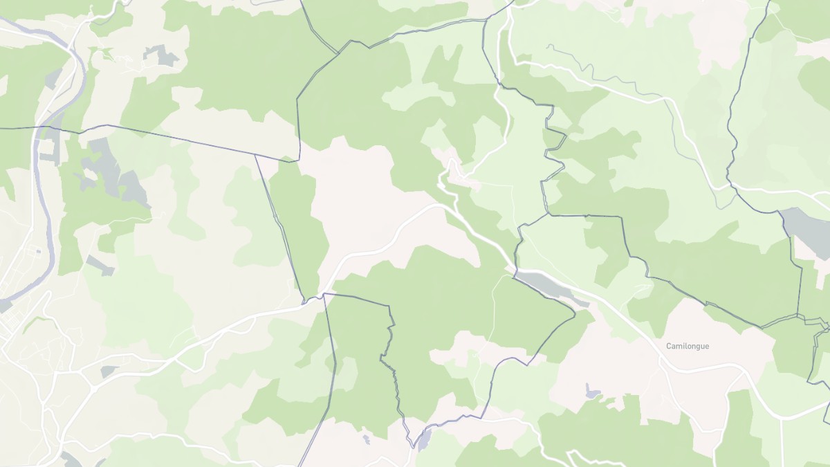 Aperçu cartographique de Carlencas-et-Levas, centré sur la commune