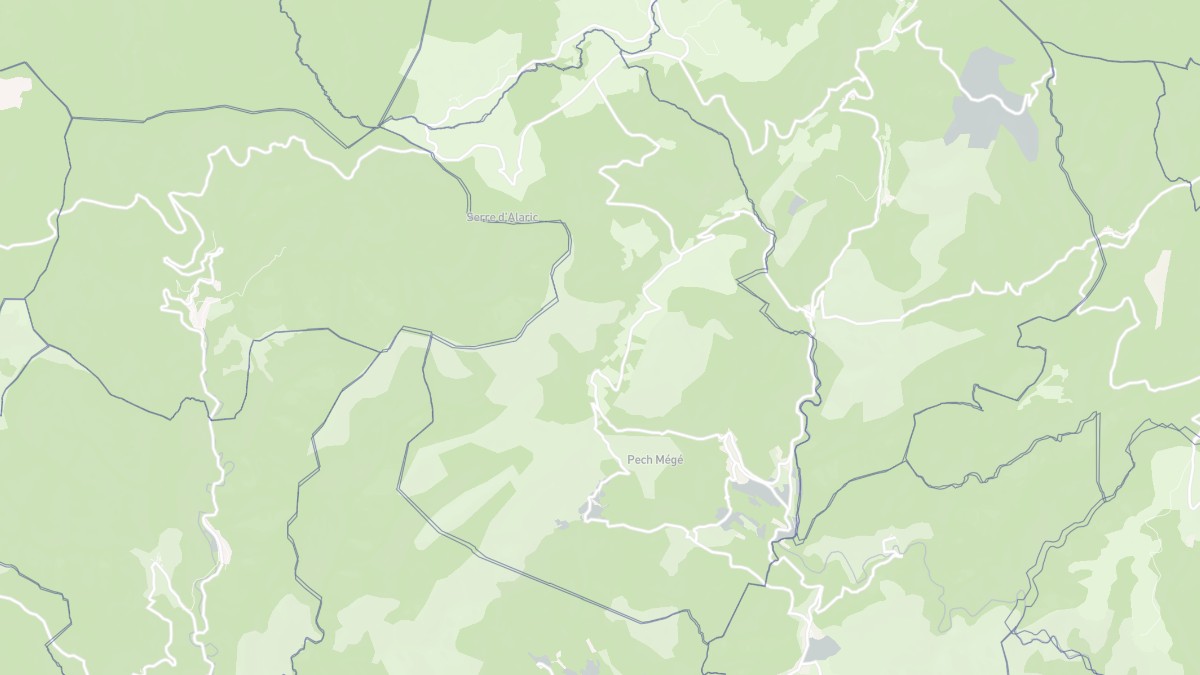 Aperçu cartographique de Cassagnoles, centré sur la commune